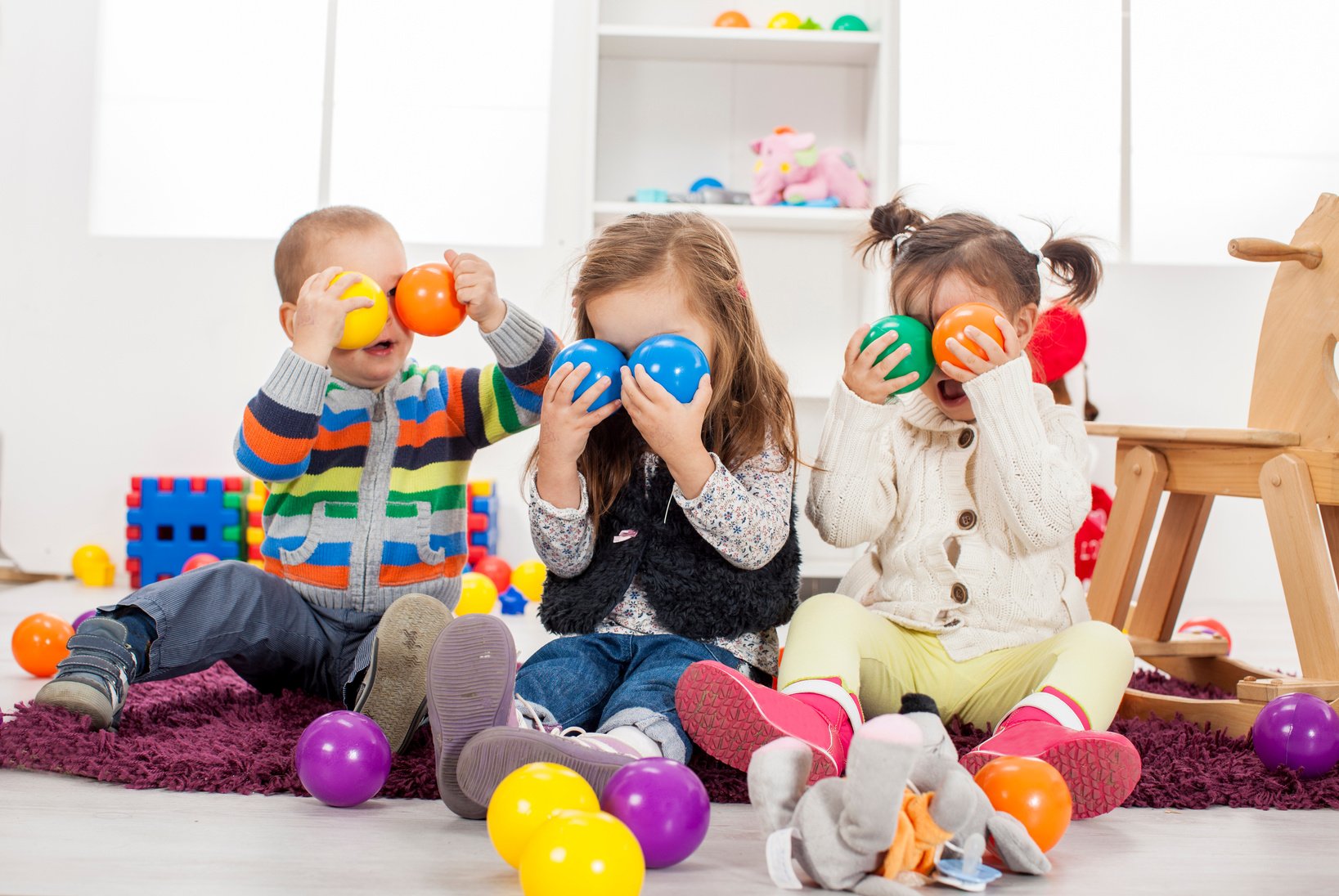 Kids Playing in Room